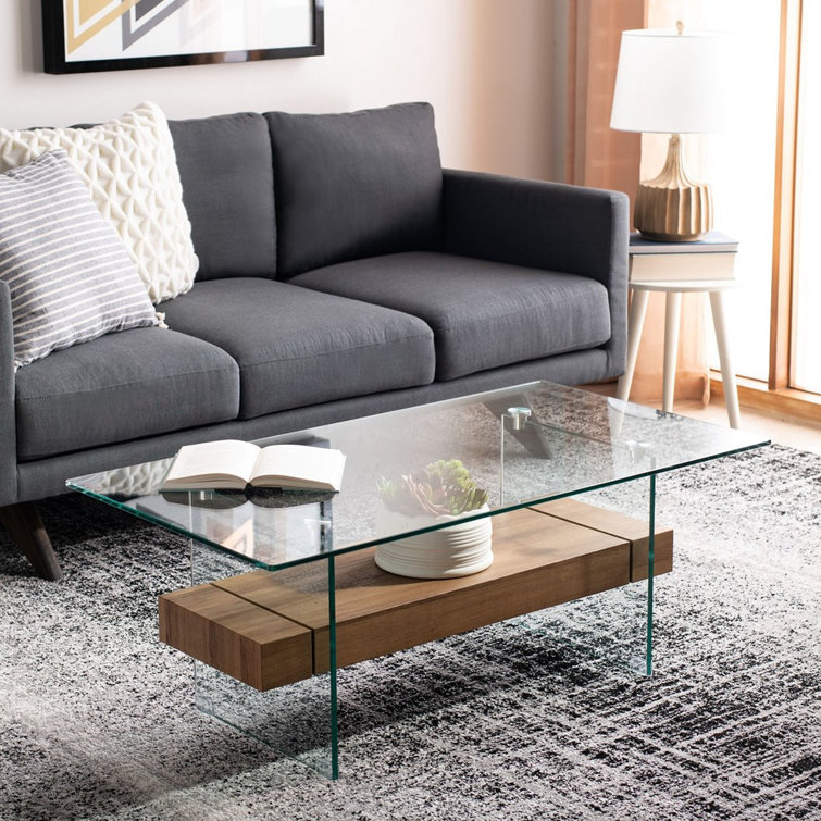 Ivy Bronx Kayley Glass Top Coffee Table & Reviews | Wayfair